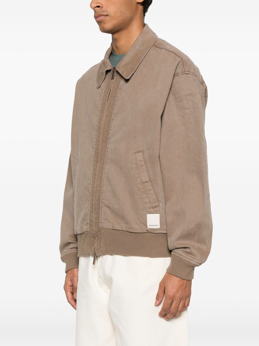 Emporio Armani Coats Marrone Outer: Organic Cotton