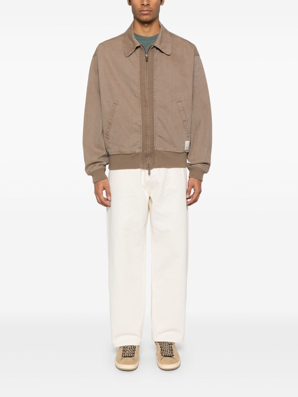 Emporio Armani Coats Marrone Outer: Organic Cotton