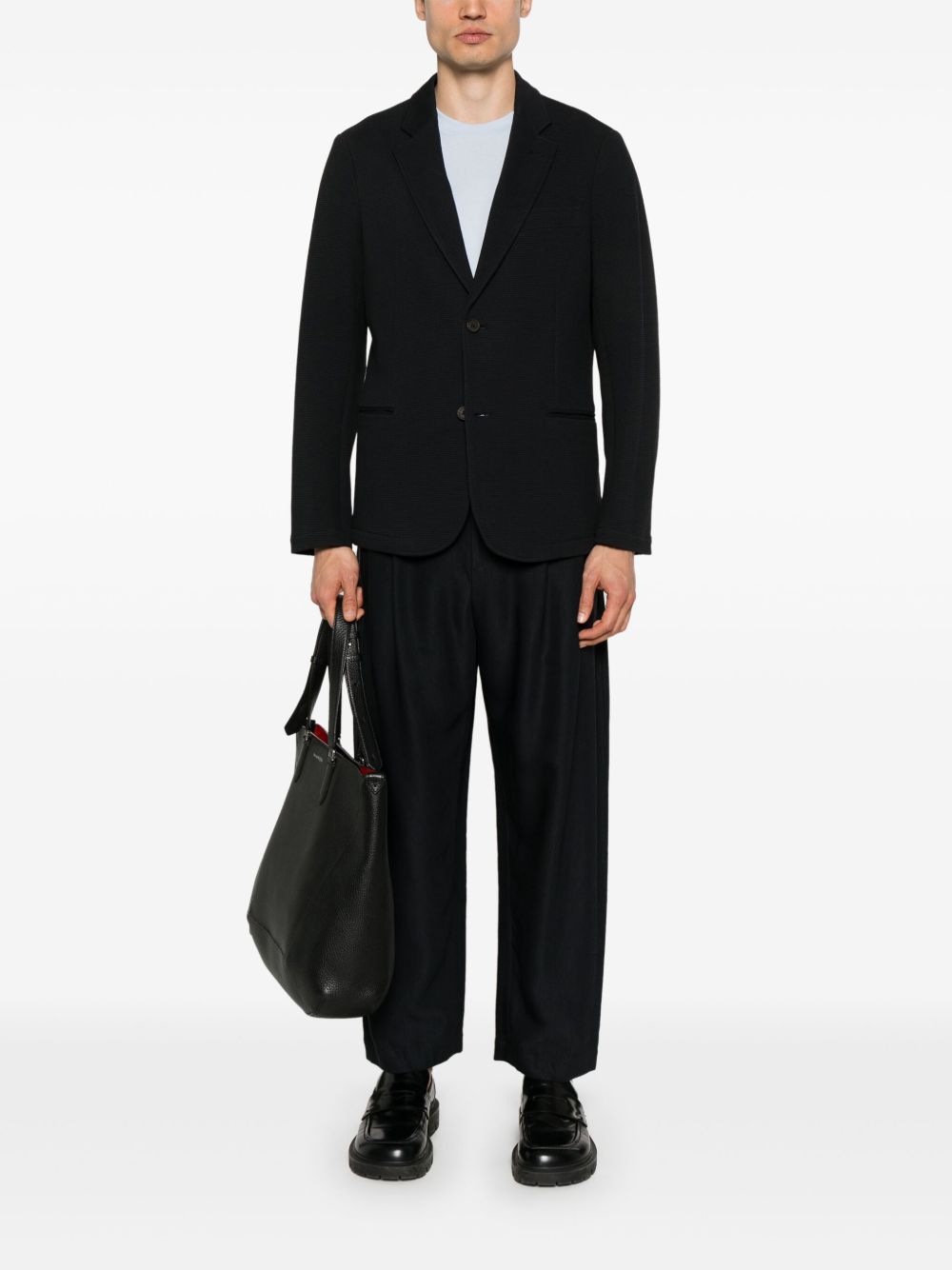 Emporio Armani Capsule Jackets Blu Outer: Cotton