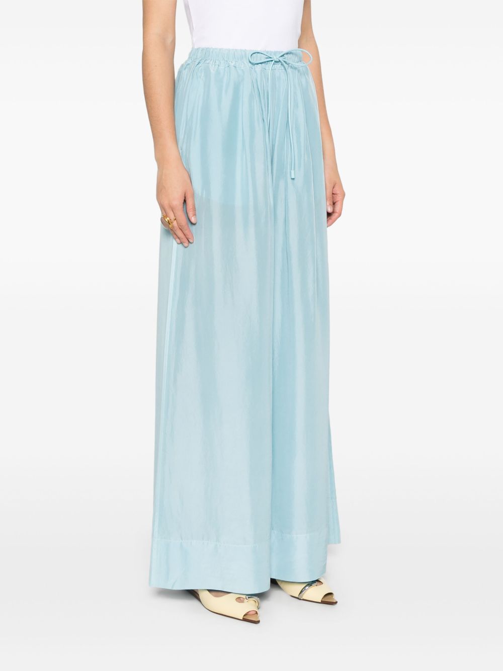 Forte Trousers Clear Blue Silk