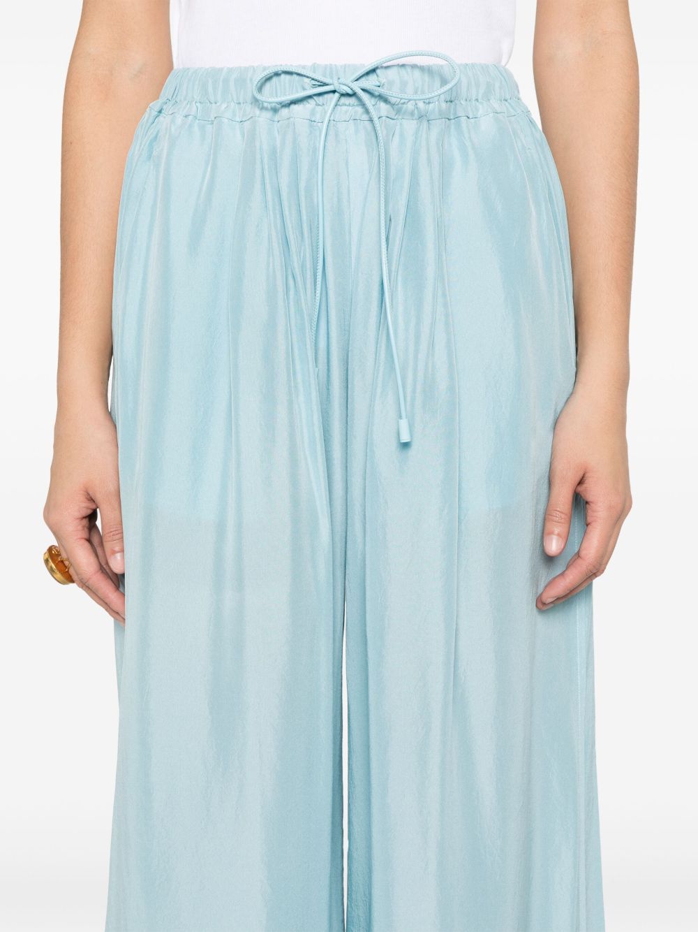 Forte Trousers Clear Blue Silk