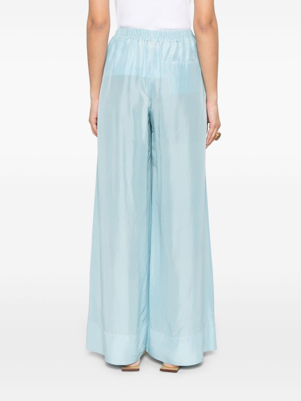 Forte Trousers Clear Blue Silk