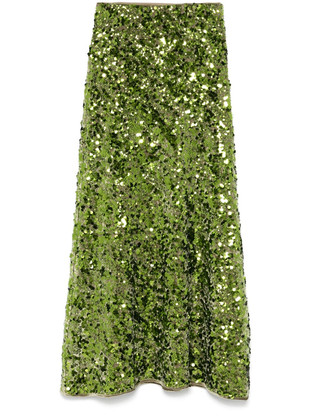 Ganni Skirts Green Outer: Recycled Polyester