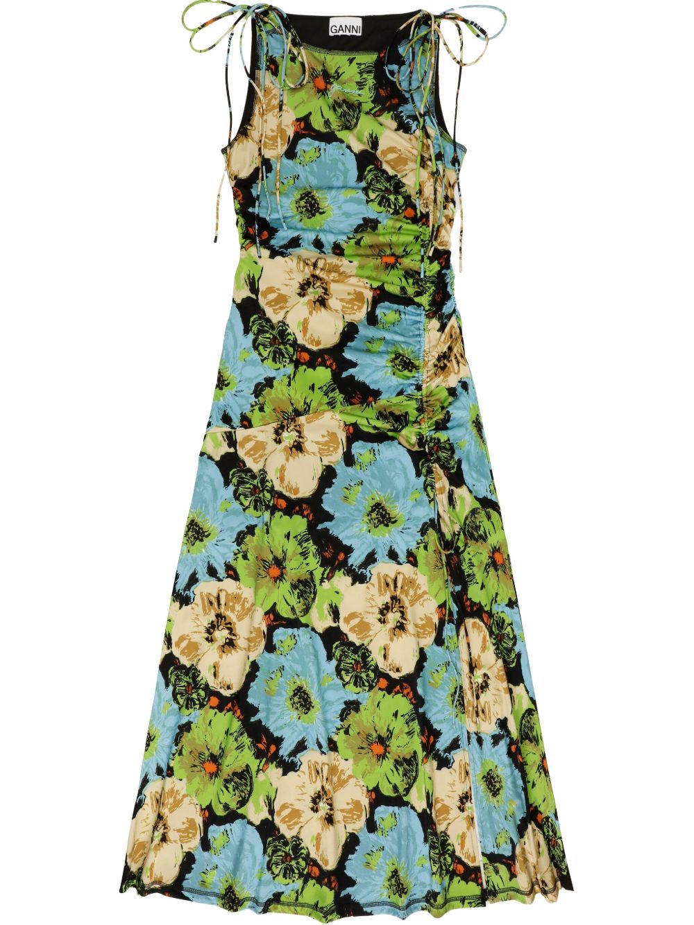 Ganni Dresses Multicolour Fabric