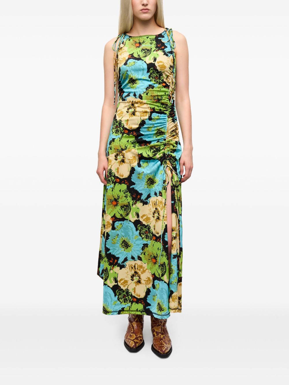 Ganni Dresses Multicolour Fabric