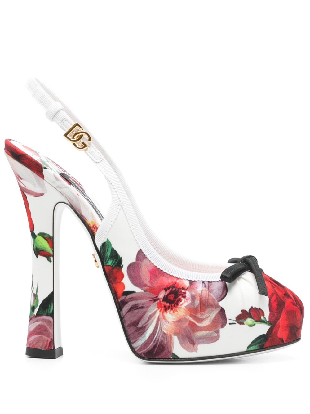 Dolce & Gabbana With Heel White Sole: Calf Leather
