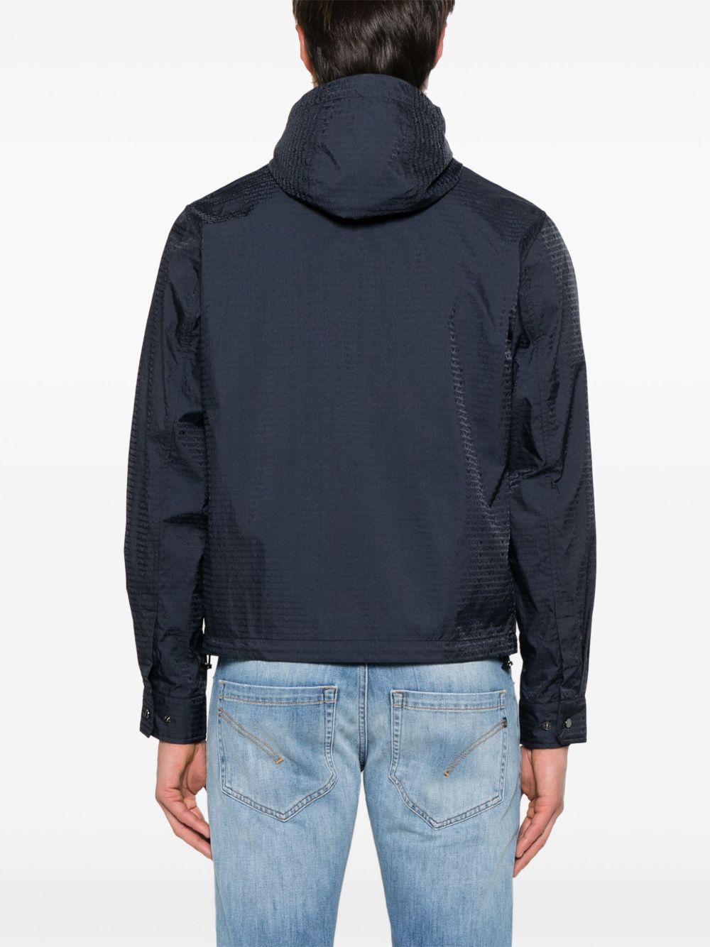 Emporio Armani Coats Blu Lining: Polyamide