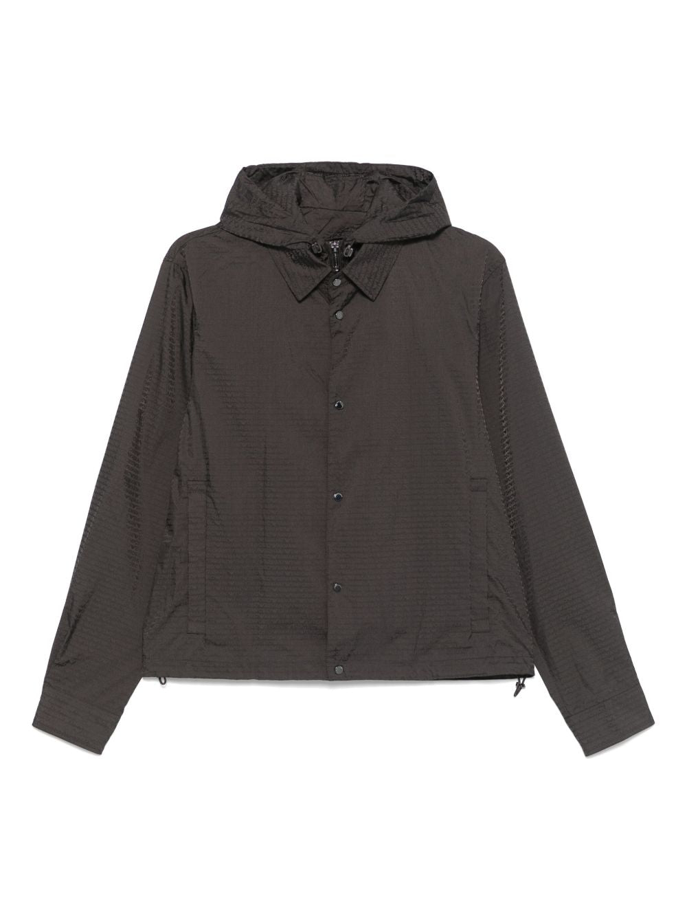 Emporio Armani Coats Marrone Scuro Lining: Polyamide