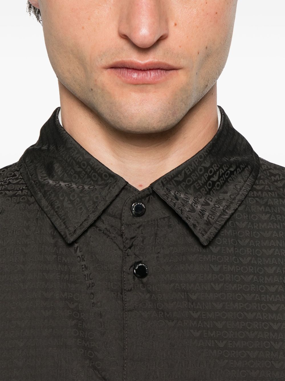 Emporio Armani Coats Marrone Scuro Lining: Polyamide
