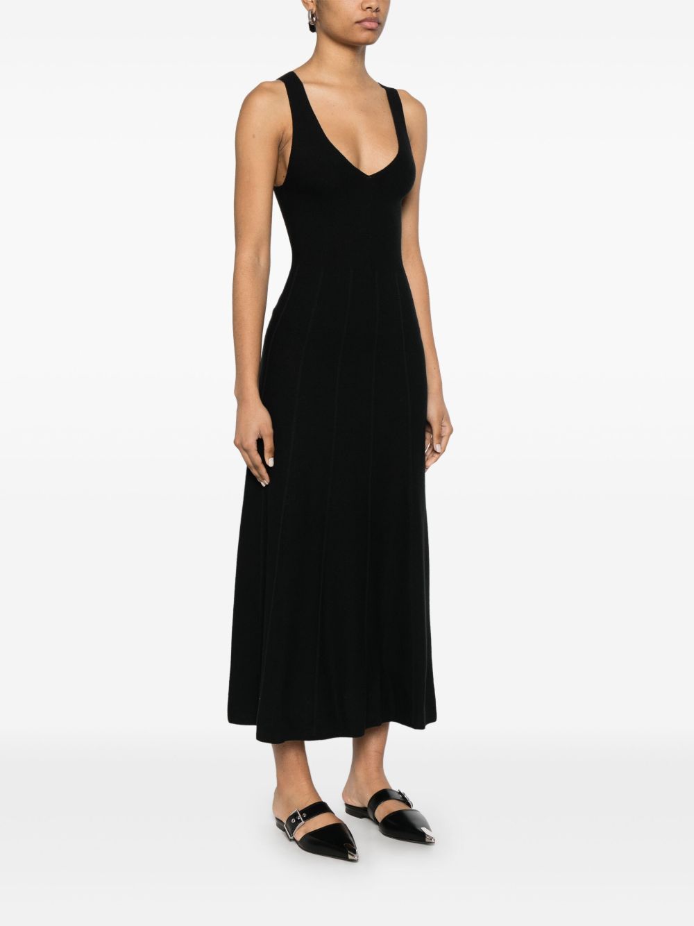 Emporio Armani Dresses Nero Cotton Viscose