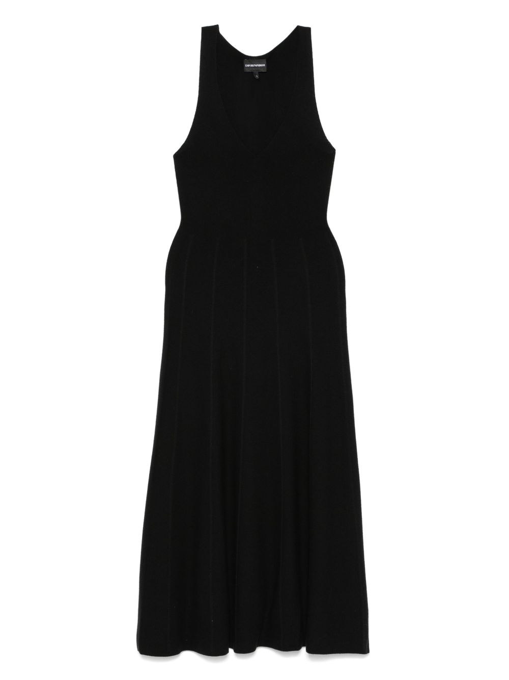 Emporio Armani Dresses Nero Cotton Viscose