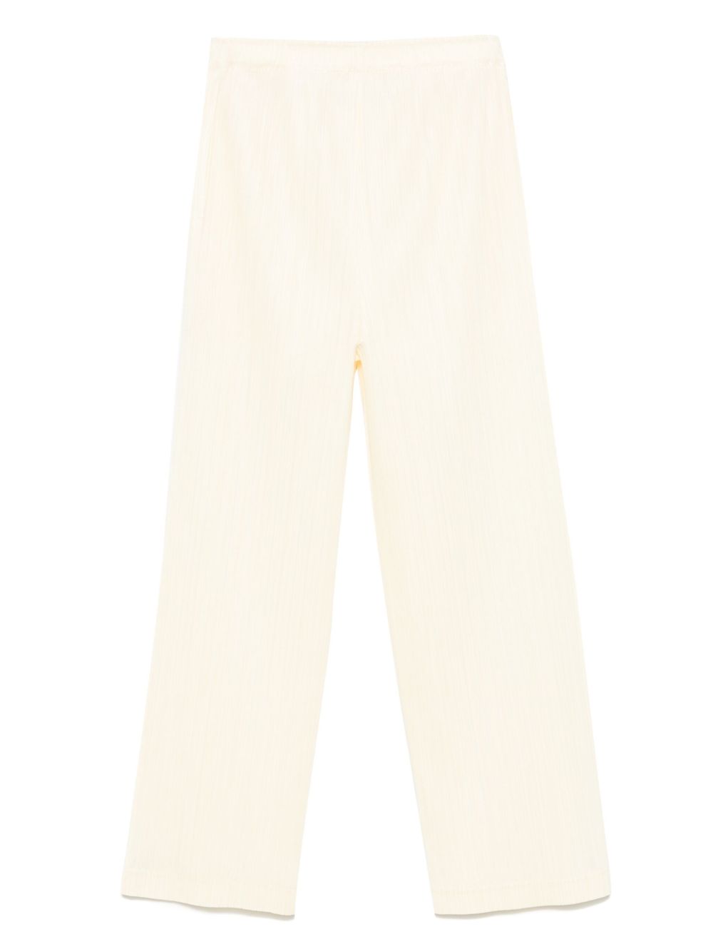 Pleats Please Trousers Beige Polyester