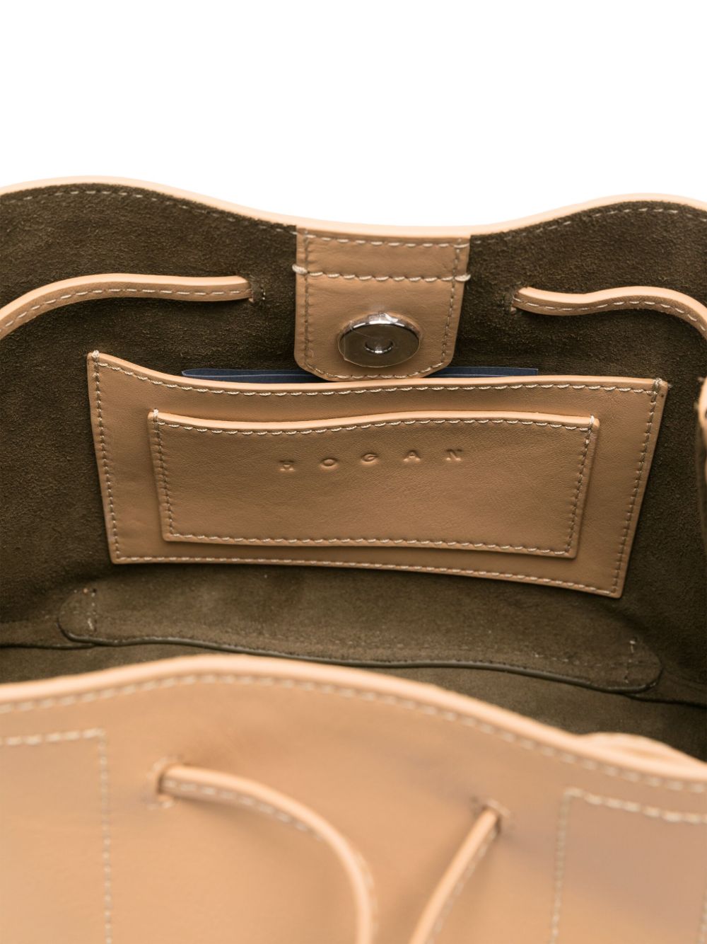 Hogan Pre Bags Beige Calf Leather