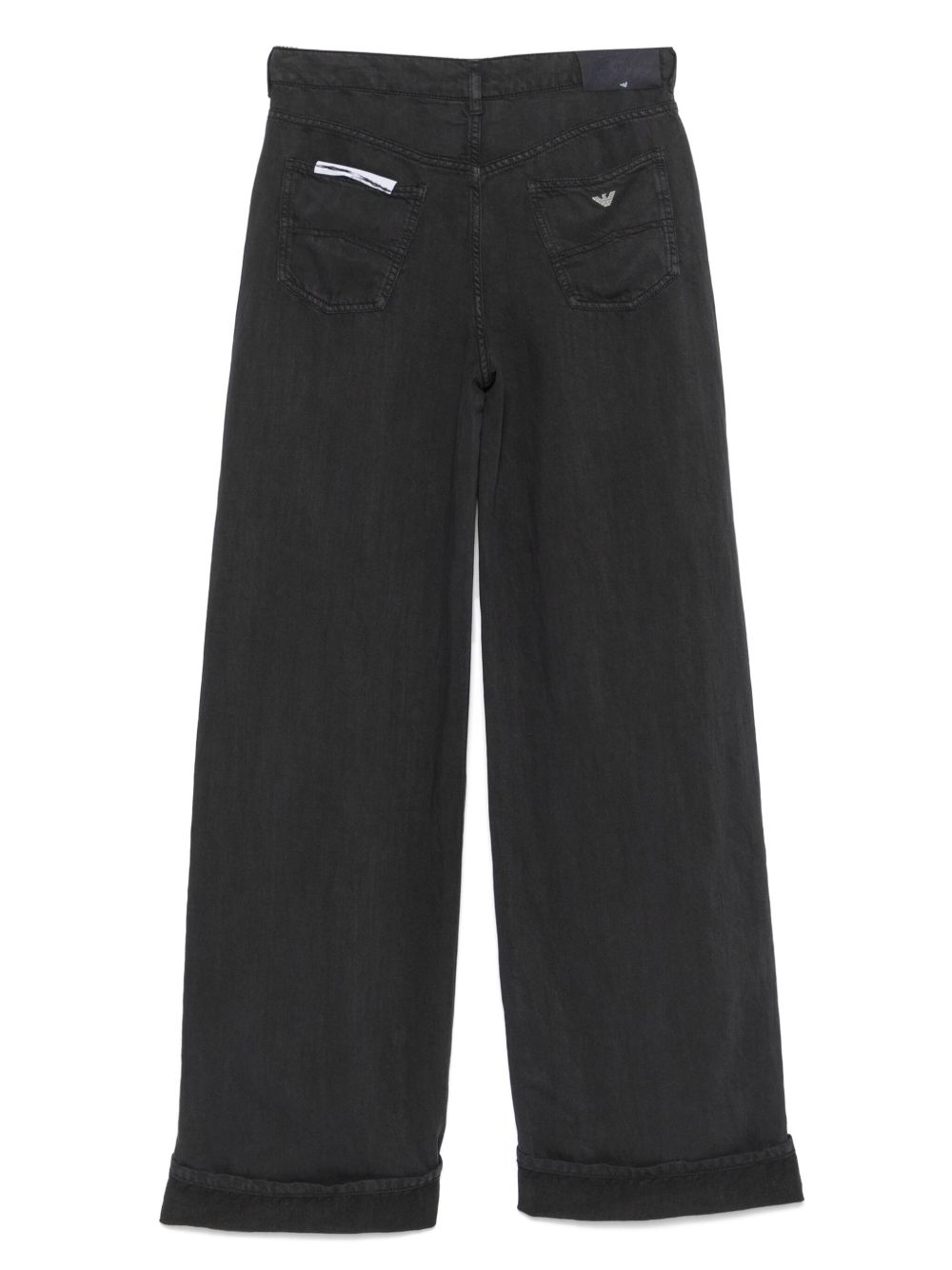 Emporio Armani Jeans Blu Scuro Lyocell Linen
