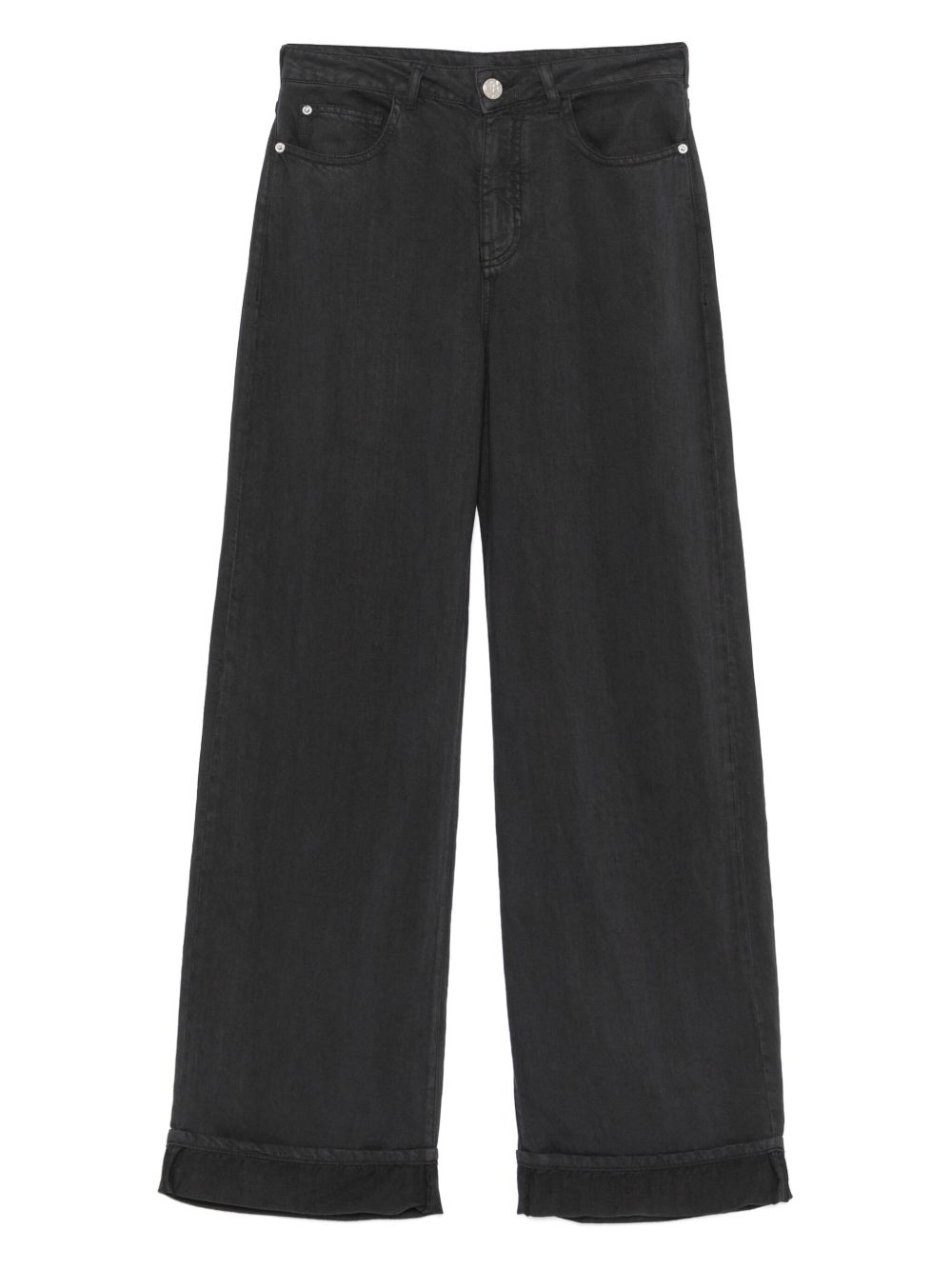 Emporio Armani Jeans Blu Scuro Lyocell Linen