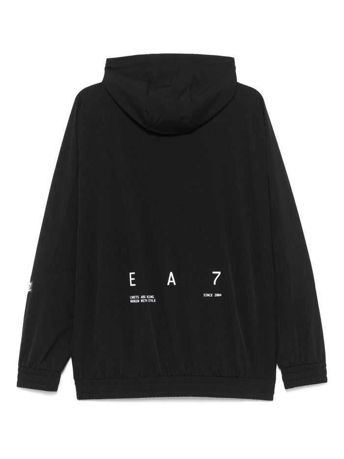 Ea7 Coats Nero Outer: Recycled Polyester