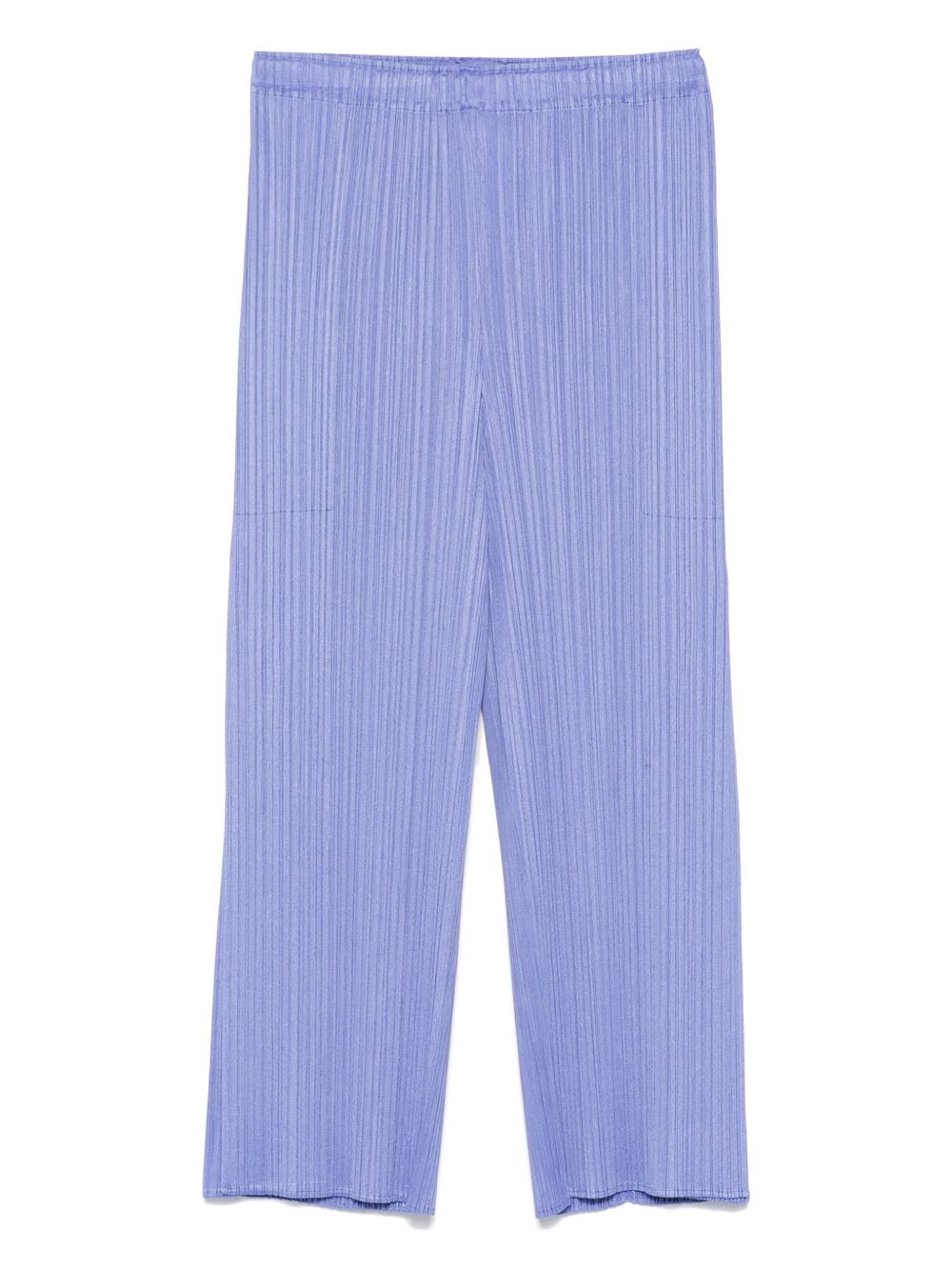Pleats Please Trousers Blue Polyester