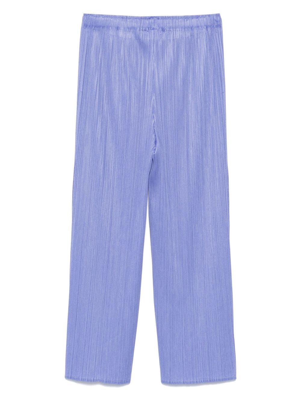 Pleats Please Trousers Blue Polyester