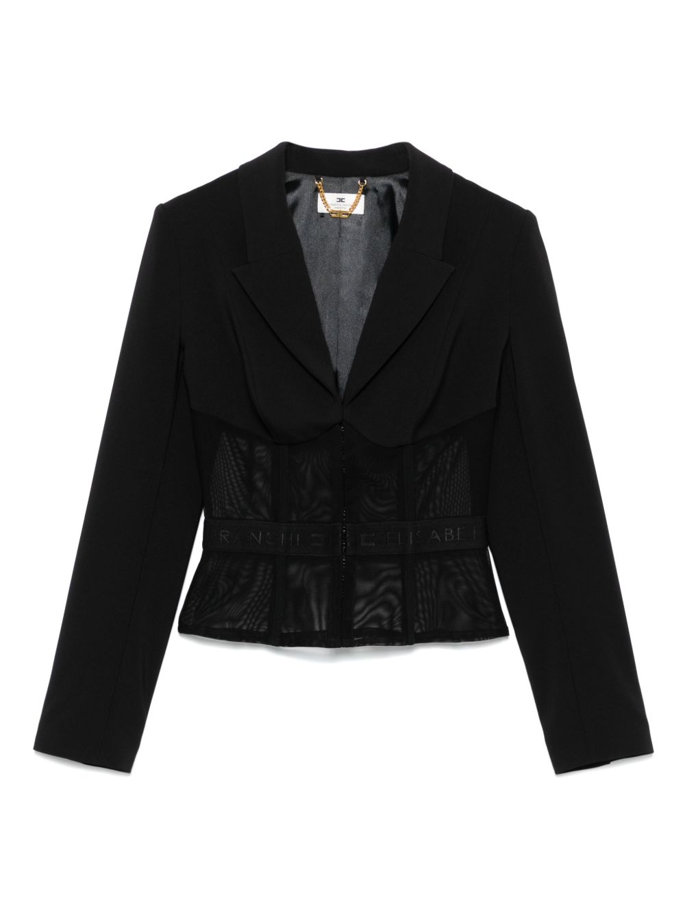 Elisabetta Franchi Jackets Black Outer: Polyester