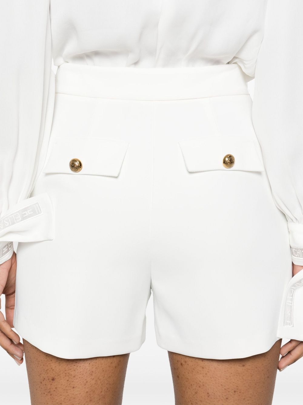 Elisabetta Franchi Shorts White Lining: Polyester
