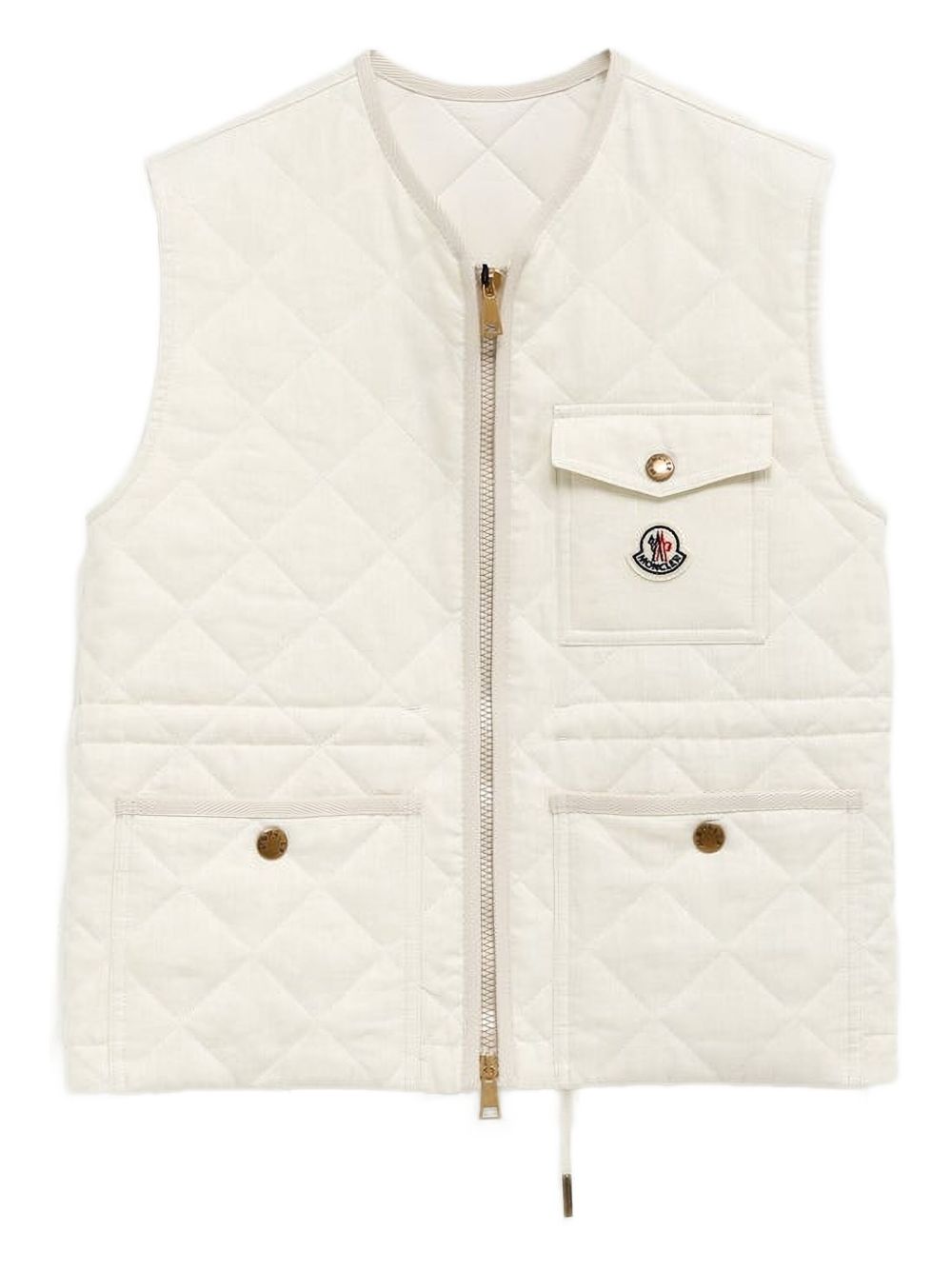 Moncler Sweaters White Linen