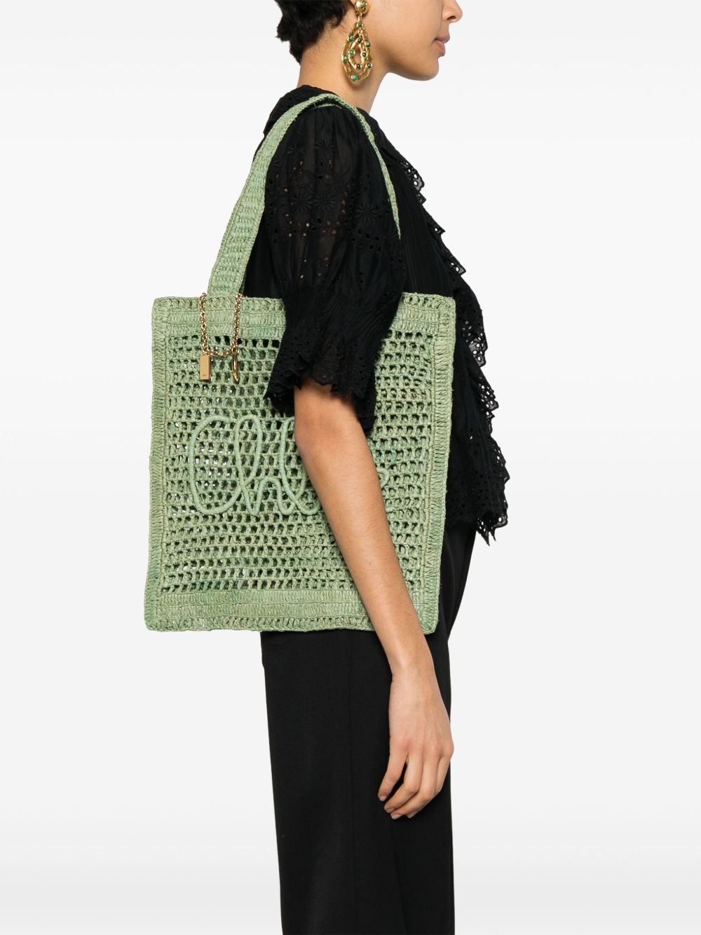 Chloè Bags Green Straw