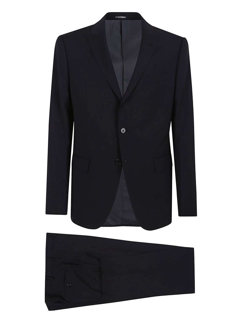Emporio Armani Suit Blu Outer: Virgin Wool