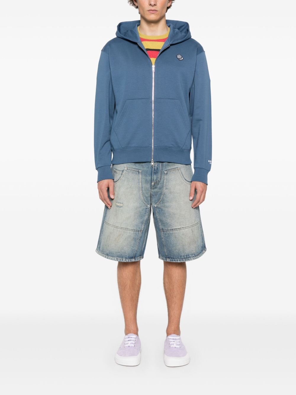 Kenzo Sweaters Blue Cotton