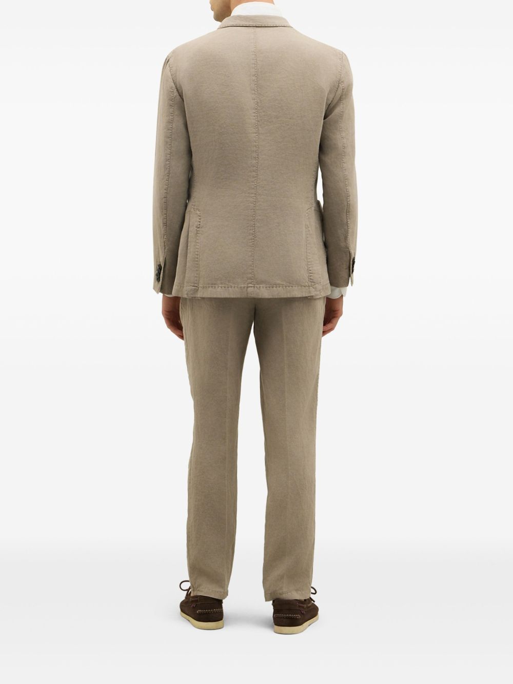 Boglioli Suit Beige Linen