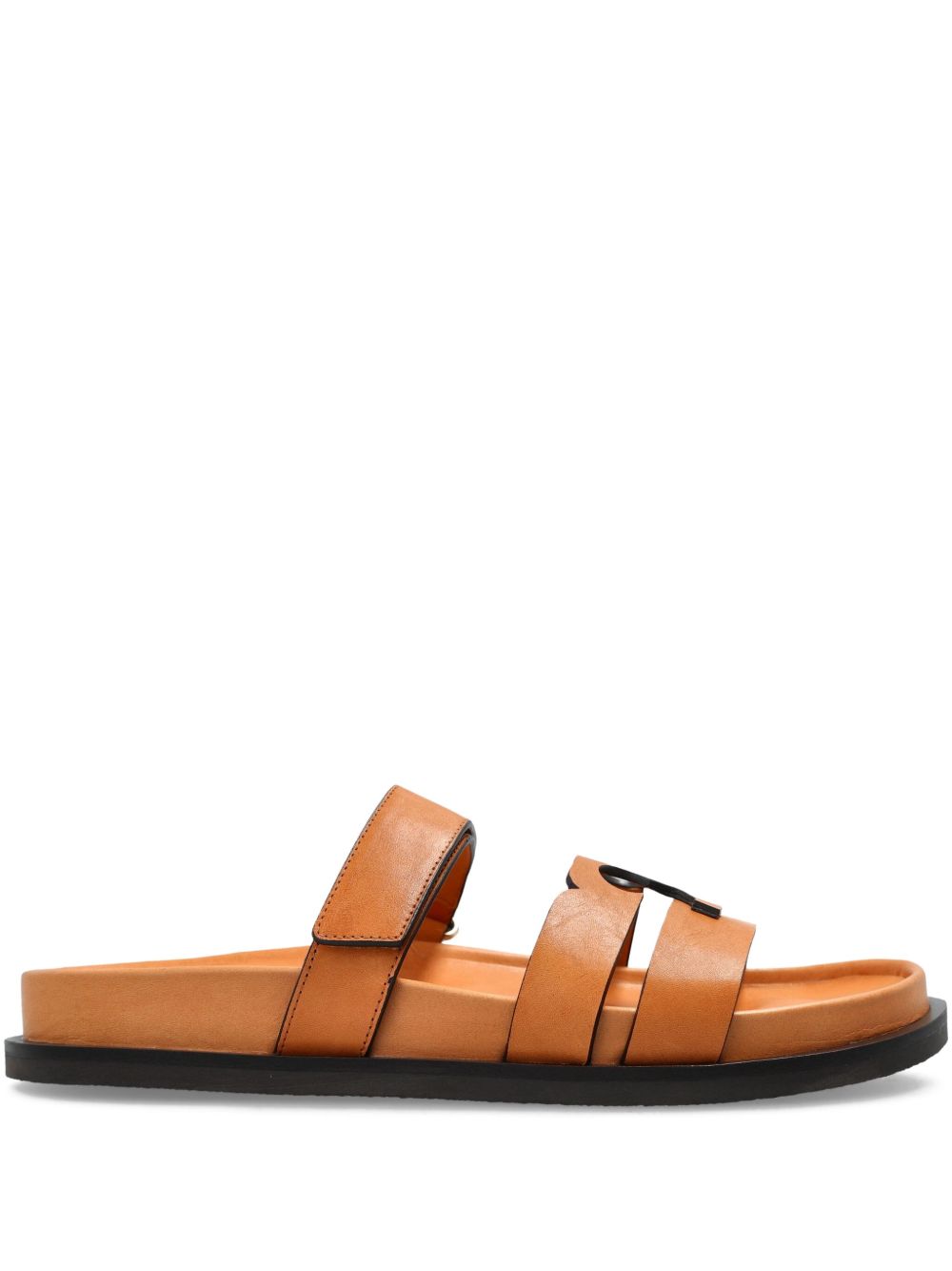 Tory Burch Sandals Camel Calf Leather