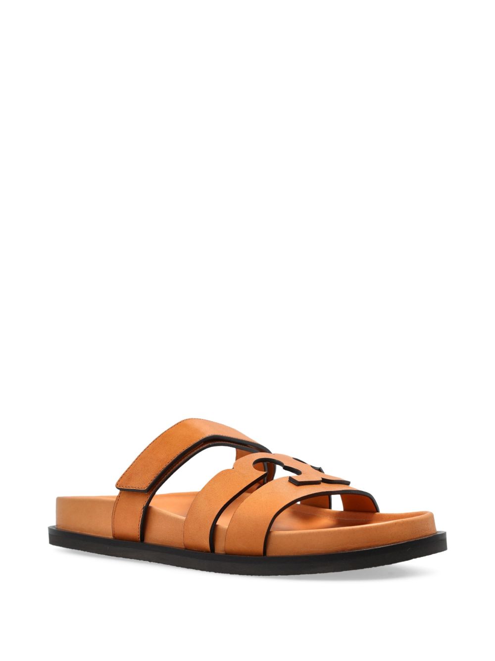 Tory Burch Sandals Camel Calf Leather