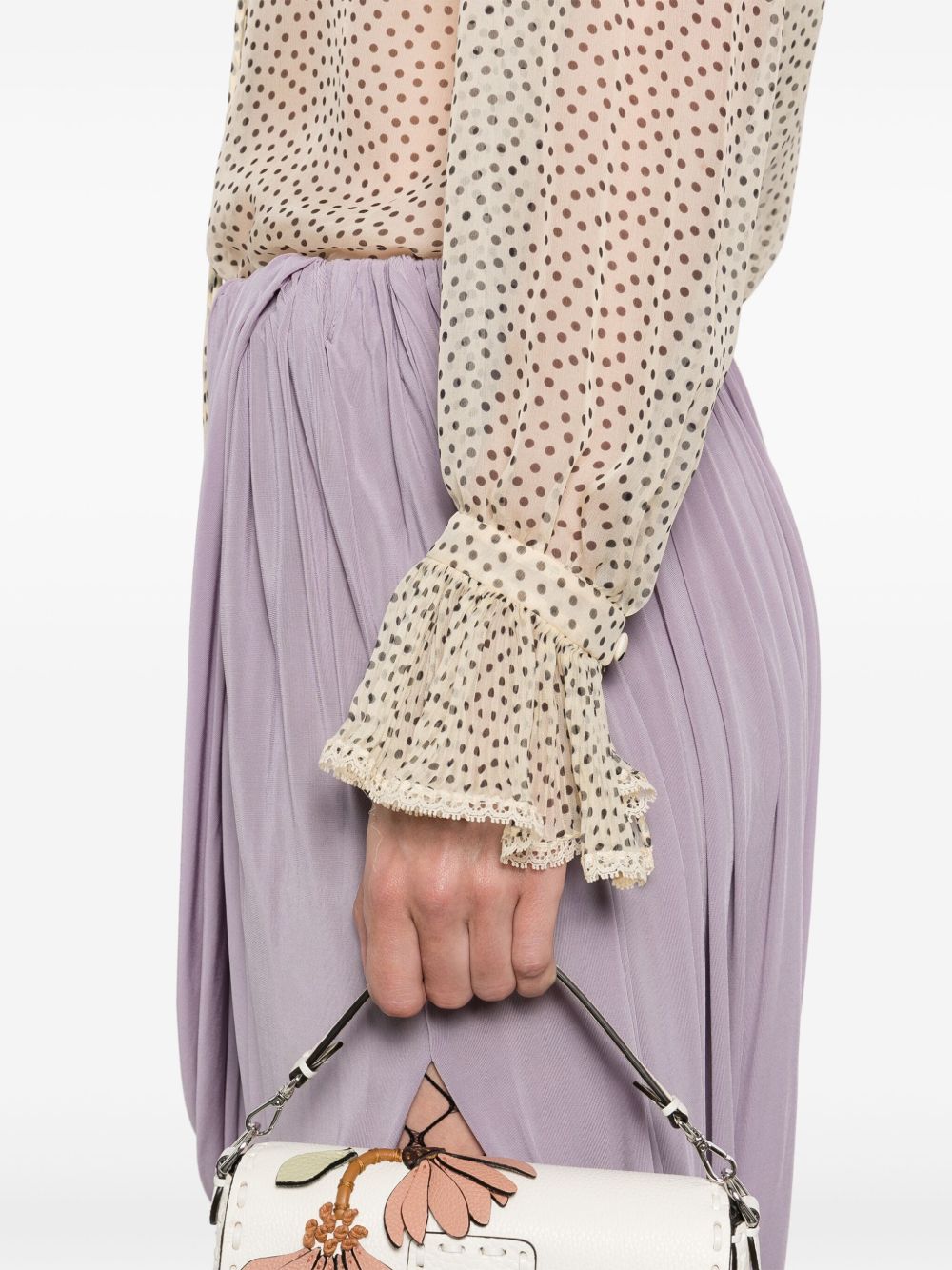 Valentino Shirts Beige Silk