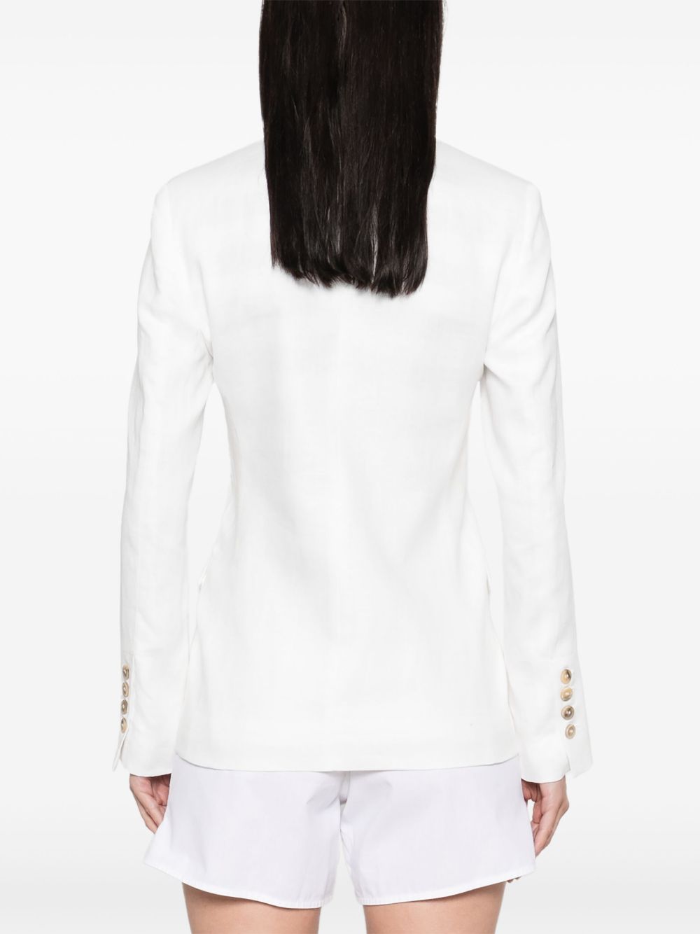 Semicouture Jackets White Linen