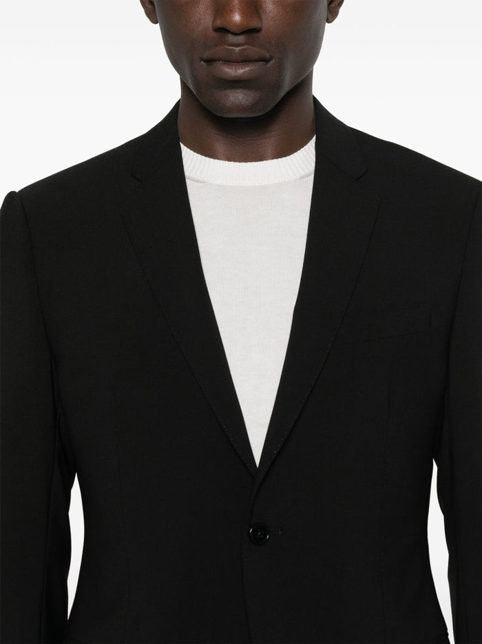 Emporio Armani Suit Nero Outer: Virgin Wool