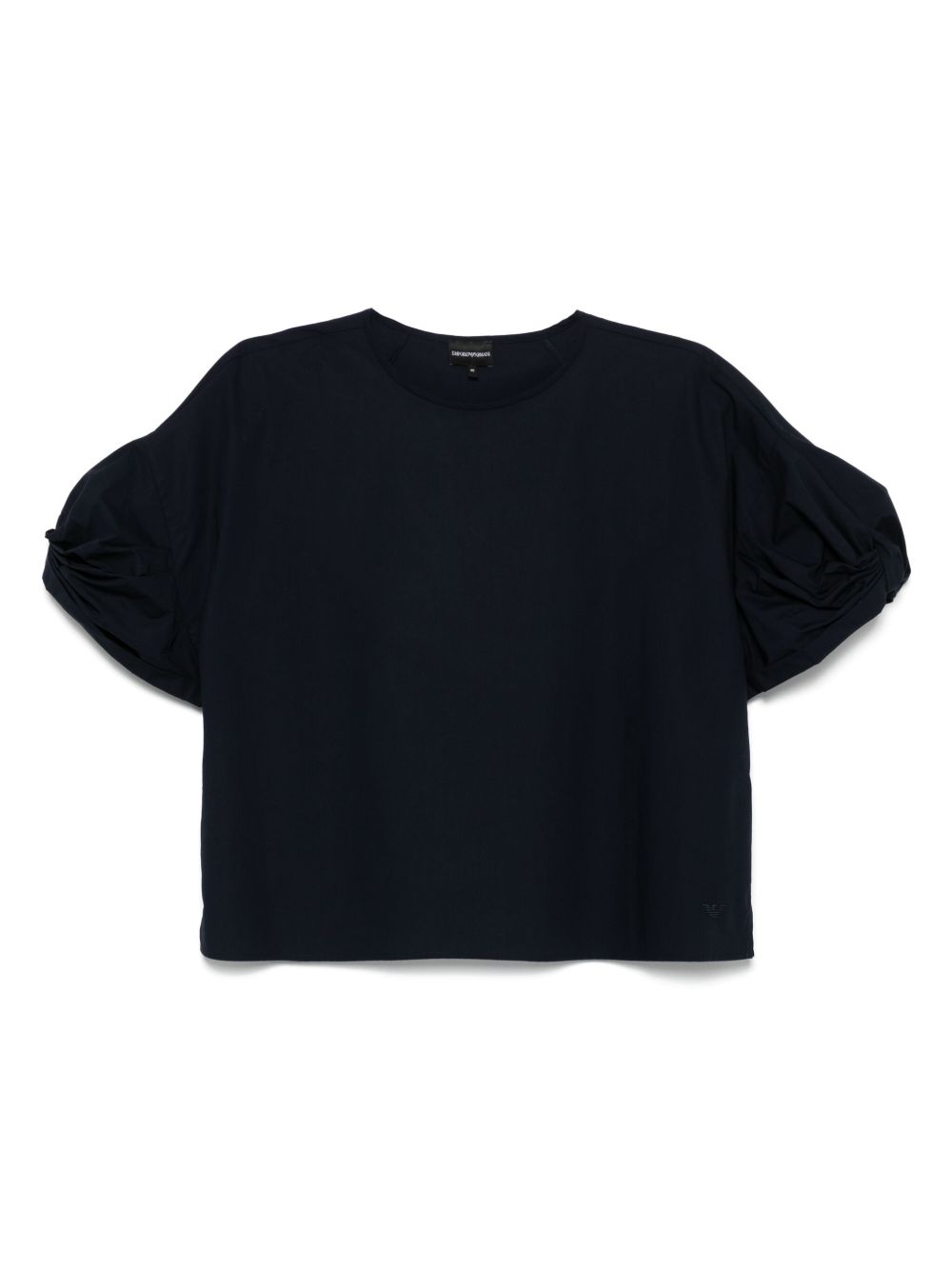 Emporio Armani Top Blu Cotton