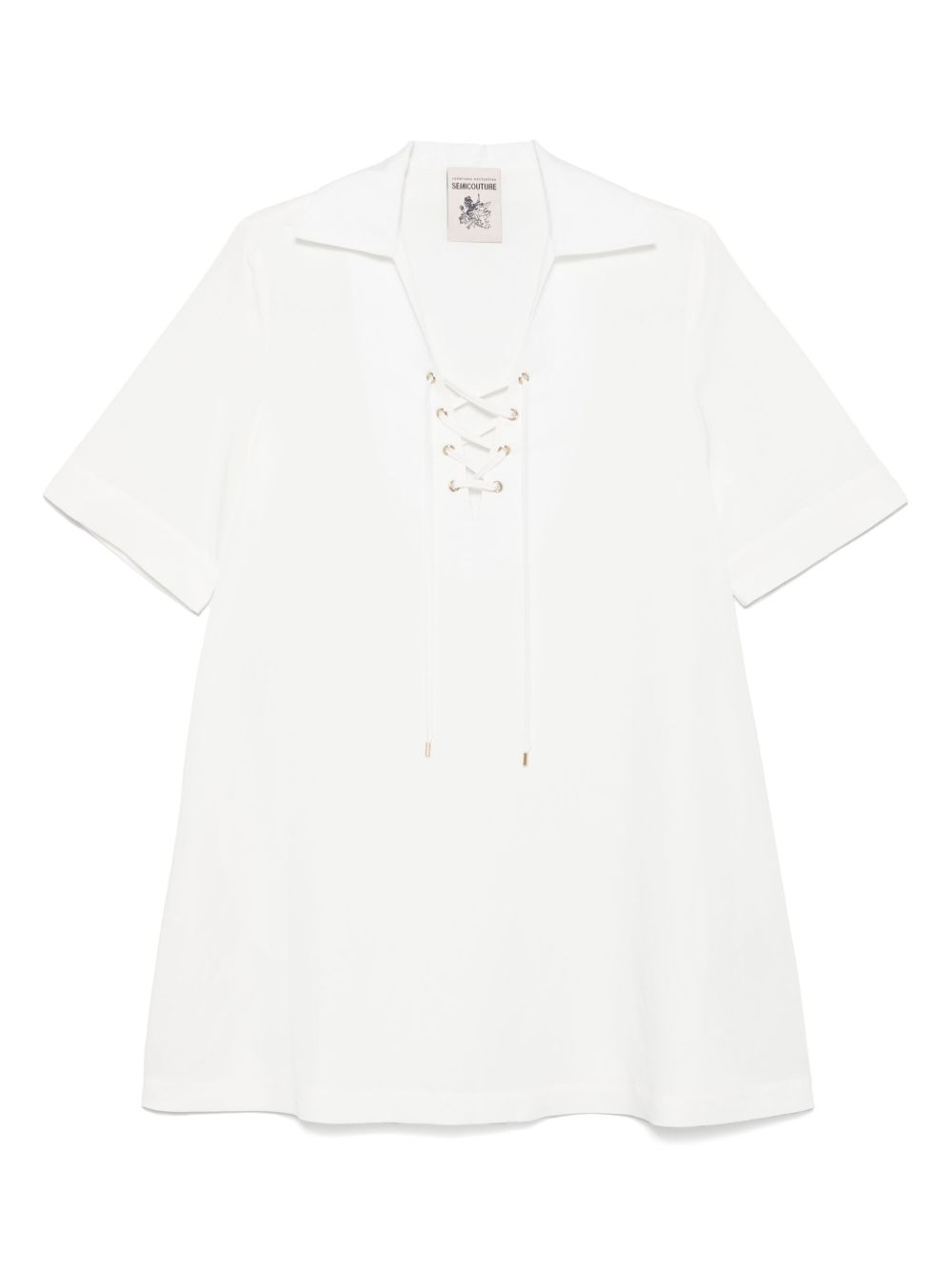 Semicouture Dresses White Outer: Viscose