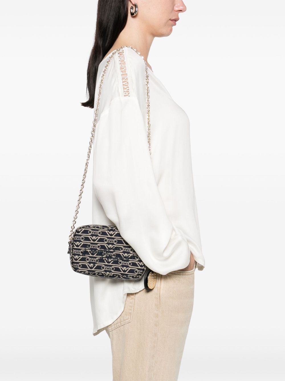 Emporio Armani Bags Blu Cotton Polyester