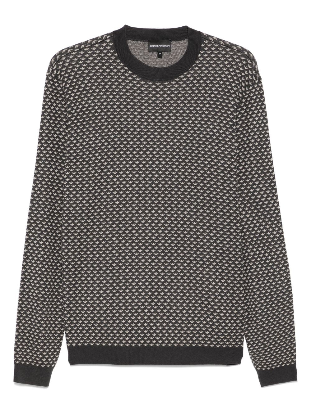 Emporio Armani Sweaters Nero Lyocellvirgin Wool Silk