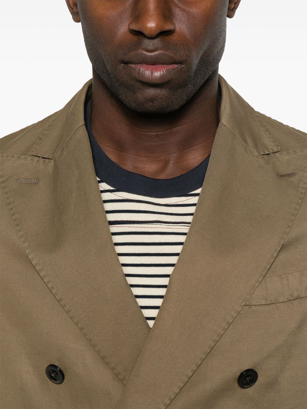 Boglioli Suit Marrone Chiaro Cotton Linen Elastane