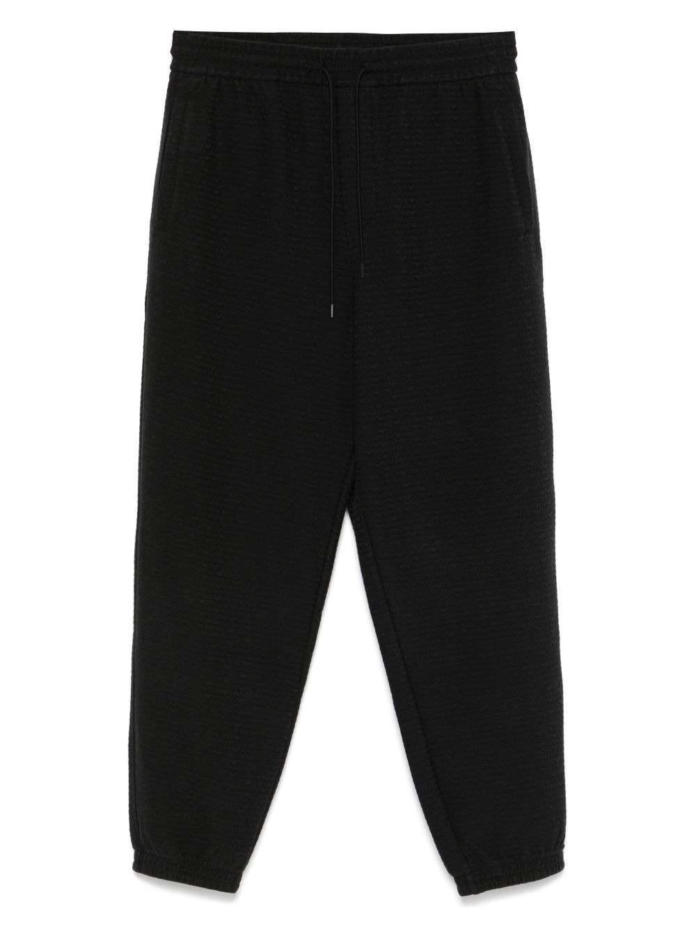 Emporio Armani Trousers Nero Lyocell Cotton Elastane