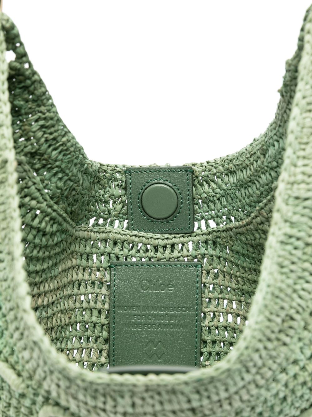 Chloè Bags Green Raffia