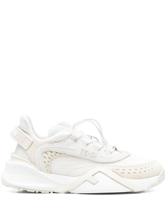 Fendi Sneakers White Calf Leather