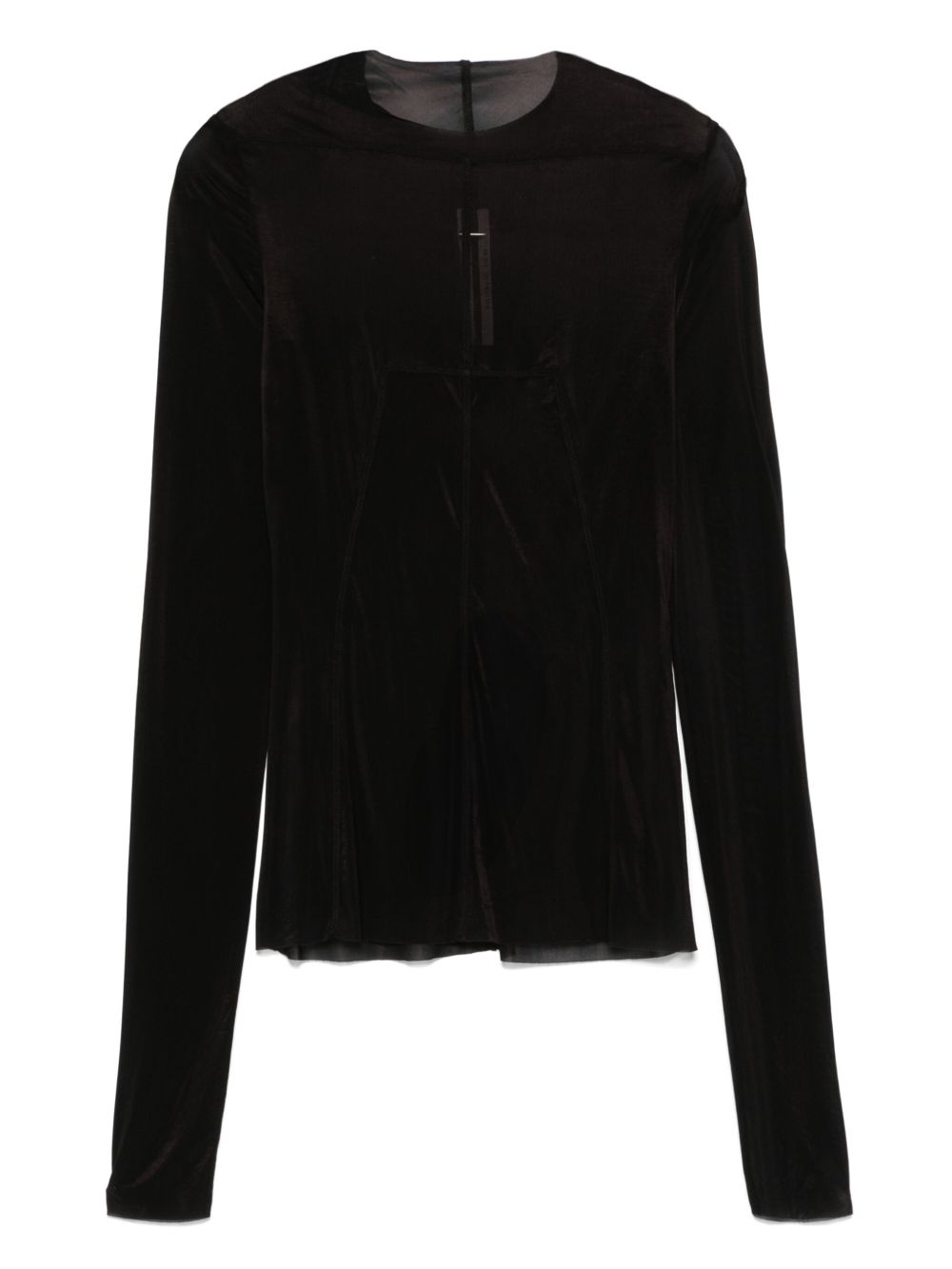 Rick Owens T-Shirts And Polos Black Cupro