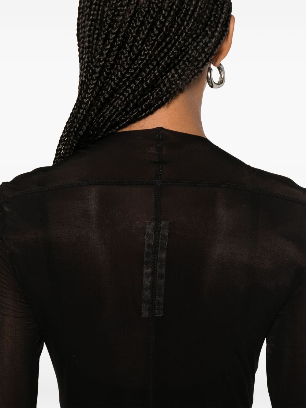 Rick Owens T-Shirts And Polos Black Cupro