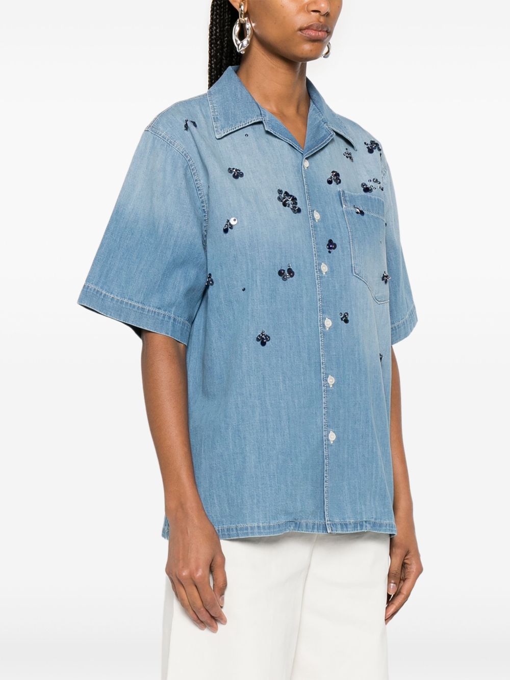 Fabiana Filippi Shirts Clear Blue Cotton