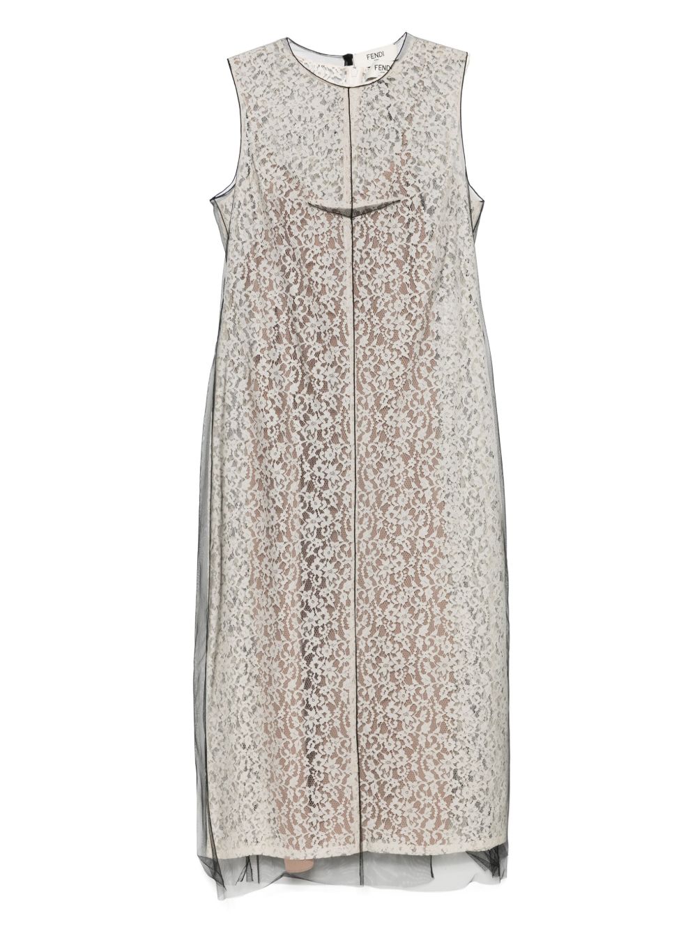 Fendi Dresses White Polyamide