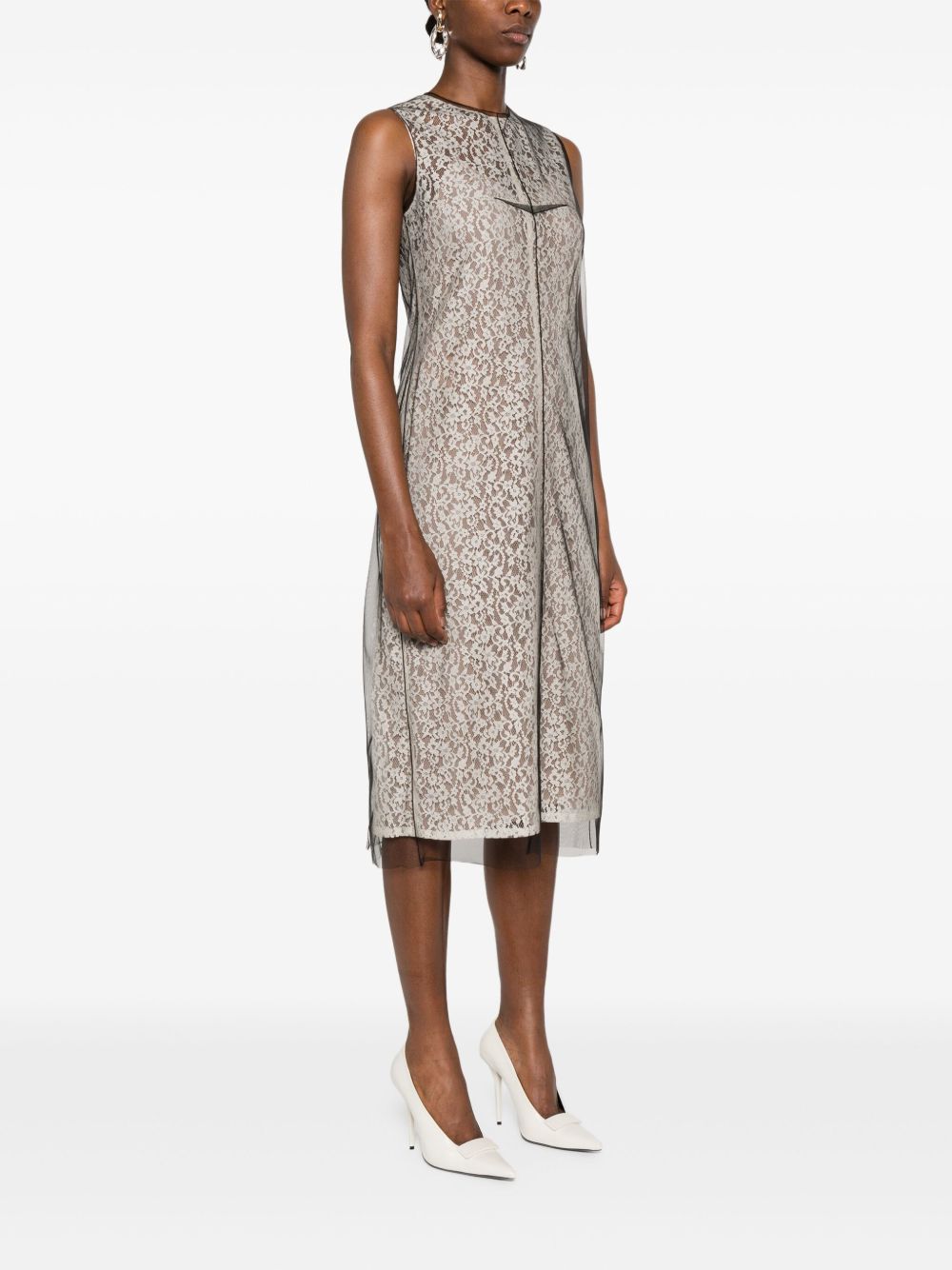 Fendi Dresses White Polyamide