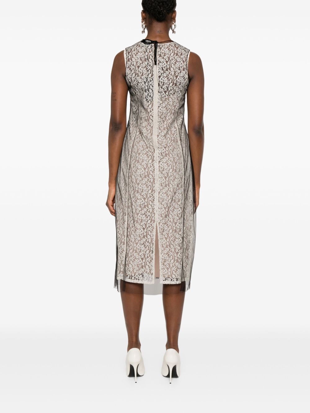 Fendi Dresses White Polyamide