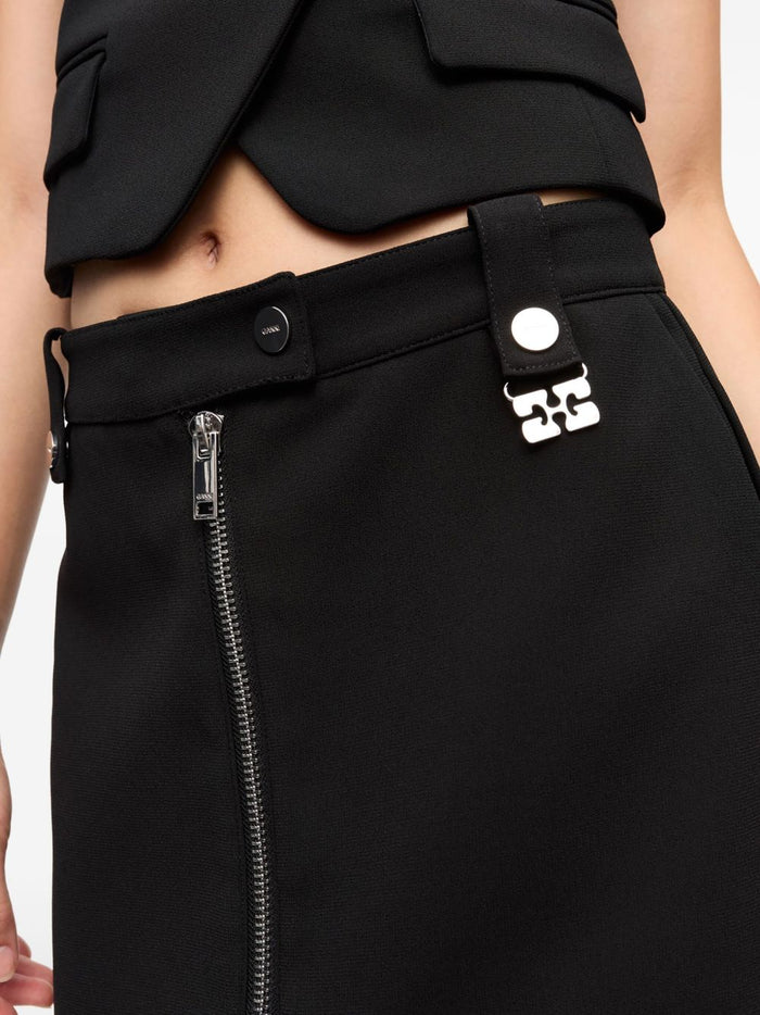 Ganni Skirts Black Polyester