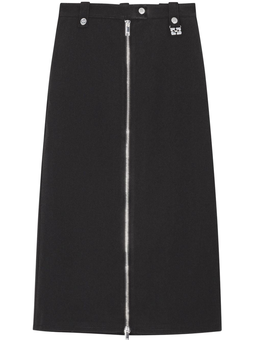 Ganni Skirts Black Polyester